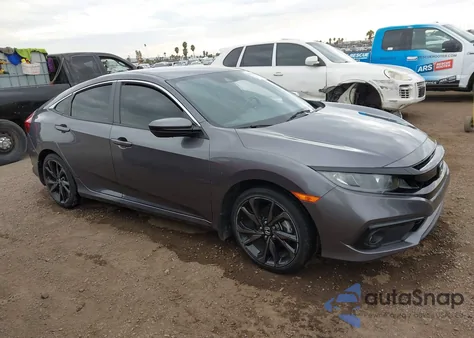 2020 Honda Civic Sport from USA, damaged, VIN 19XFC2F89LE207413